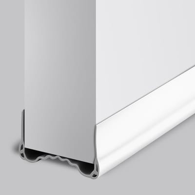 Draught Excluder voor Deuren van 1 m, Silicone Deurrubber, Geluiddemping en Energiebesparing voor Deuren van 3.5 - 5 cm Dikte met Onderopening van 0.3 - 2 cm