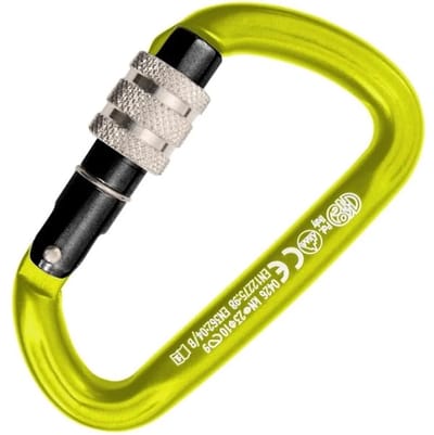 Kong Italy Trapper Threaded Karabijnhaak Geel