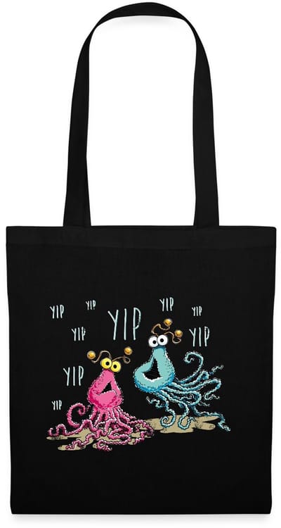 Sesamstraat Yip Yip Alien Tas Van Stof Schoudertas