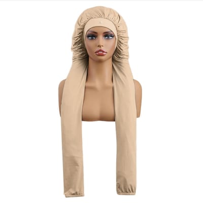 Bonnet pour Cheveux Longs pour Dormir 2 en 1 Cheveux Longs & Bonnet pour Femmes & Doux Respirant et Lisse & Bonnet pour Tresses