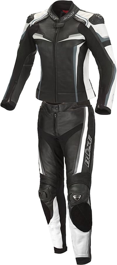 Büse Mille Dames Zwart Wit 2-Delig Motorpak - Racepak