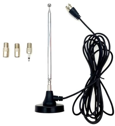 Digitale telescopische FM DAB radio antenne met magnetische voet en verlengkabel
