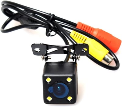 Achteruitrijcamera - Parkeerhulp Camera - Veilig Parkeren - 4 LED Nachtzicht - 170 Graden - Zwart