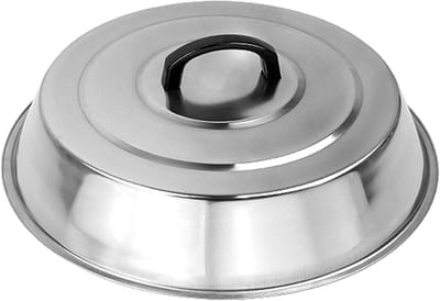 Pan Deksel - Universeel Deksel - Koken en Braden - Stoomgaatje en Handvat - 32cm - Zilver