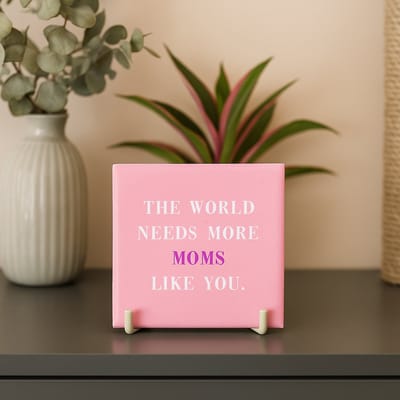 Tegeltje - Keramiek - Persoonlijk cadeautje voor mama - Geschikt voor elke gelegenheid