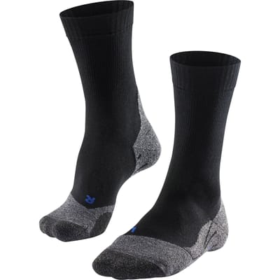 FALKE TK2 Cool anti-blaar dik lyocell functioneel materiaal wandelsokken heren zwart - maat 39-41