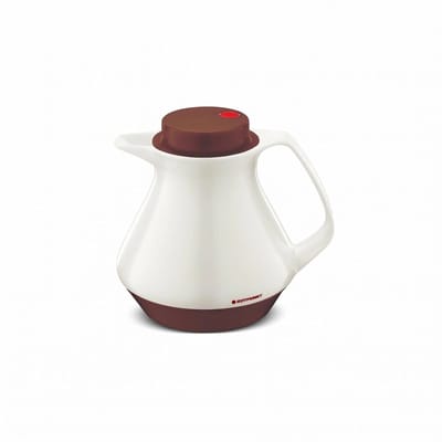 Rotpunkt 350 - Thermosfles - 1L - 24u Warm - BPA-vrij - Rood Wit