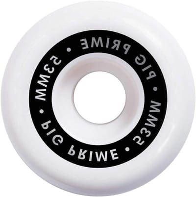 Skateboard Wielen - Wielenset Skateboard - Skateboarden - Klassieke Vorm - 52-55 mm - Wit