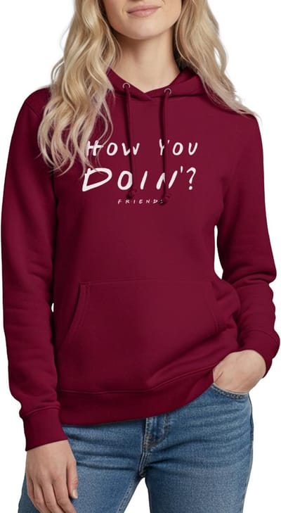 Friends How You Doin' Citaat Hoodie Dames