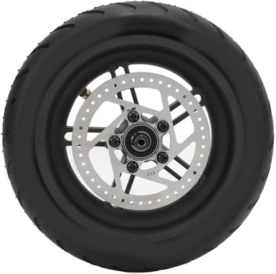 Allecto - 8.5 inch Scooter Achterwiel - Vervangingsset - Inclusief Binnenband - Geschikt voor M365 - 8.5x2 - Schijfrem - Montagekit