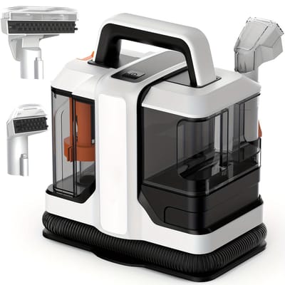Tapijtreiniger – Handstofzuiger – Vlekverwijderaar – Meubelreiniger – Auto Stofzuiger – Krachtige 750W Motor – Max 15KPa Zuigkracht – Met Snoer – Lichtgewicht & Draagbaar – Grote Watertank