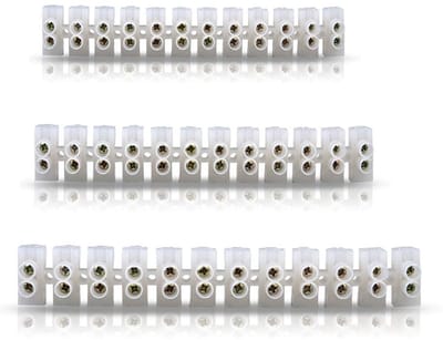 Dailygoody - Elektrische Blok Connectoren - 36pcs - Hoogwaardige Kwaliteit - Wit - Terminal Connectoren - Ideaal voor Elektrische Toepassingen - Gesch...
