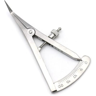 Tandheelkundige Implantaat Botcaliper Chirurgische Was Botdikte Meter Tandarts Medische Liniaal voor Kroonmeting