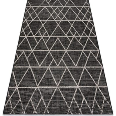 Kleden Rugsx Sisal tapijt SISAL FLOORLUX 20508 ZWART / 120x170 cm