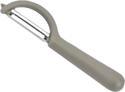 YUGN Aardappelschiller - RVS Dunschiller - Ergonomische Grip - Vaatwasserbestendig - Grijs