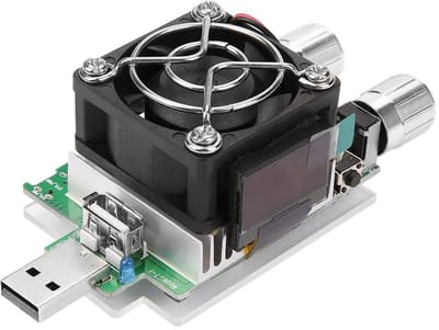 Dailygoods - USB Charging Simulator - Verstelbare Elektronische Last voor Batterij- en Kabeltests - 35W - Geschikt voor verschillende batterijen - Ide...