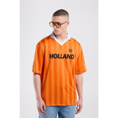 America Today Errol Dark Orange Maat: XS | Basic T-Shirts Outlet | Heren | Oranje