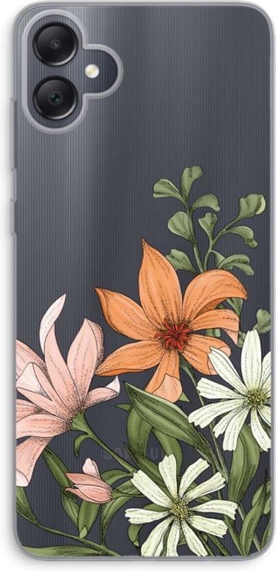 Case Company® - Hoesje geschikt voor Samsung Galaxy A05 hoesje - Floral bouquet - Soft Cover Telefoonhoesje - Bescherming aan alle Kanten en Schermrand