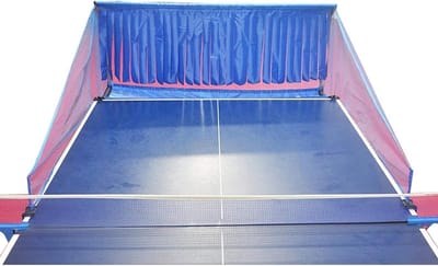 Tafeltennis Bal Opvangnet - Ballennet Tafeltennis - Balverzameling Oefenen - Drievoudige Bufferzone - Standaard Maat - Blauw