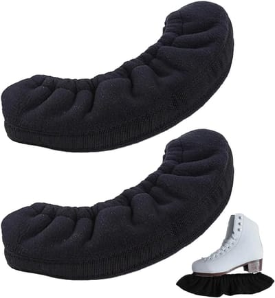 Schaatsbeschermers - Winterhoezen - Schaatsen Beschermen - Zacht Fleece Materiaal - Maat L - Zwart