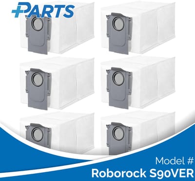 Roborock S90VER Stofzakken (6 Stuks, Plus.Parts® alternatief voor 8.02.0239)