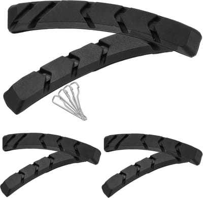 V-Brake Remrubbers 72mm – 3 Sets (Links + Rechts) – Geschikt voor Shimano Cartridge Remsysteem – 6 Stuks met Borgpinnen