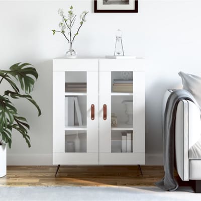 Dressoir 69,5x34x90 cm bewerkt hout wit