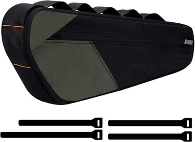 Fiets Frame Tas - Fietstas Organizer Pouch - Fietsen Opbergen - Waterdicht Stofontwerp - 2.5 Liter - Groen