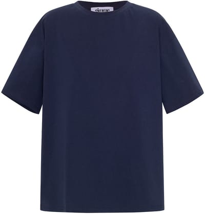 Gimme - Paris College T-shirt – Casual Shirt met Grafische Print – Tijdloze Essential met Sportieve Vibe - Navy Blauw - Maat S