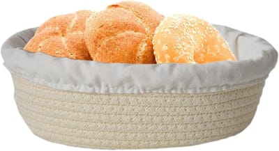 Brood Bakmand - Rijsmand Rotan - Brood Laten Rijzen - Handgemaakt Katoen - Diverse Maten - Natuurlijk