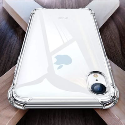 iPhone XR Hoesje, Schokbestendig Beschermhoesje [Transparant] Extreem Dunne Luchtkussens op de Hoeken voor iPhone XR 6.1