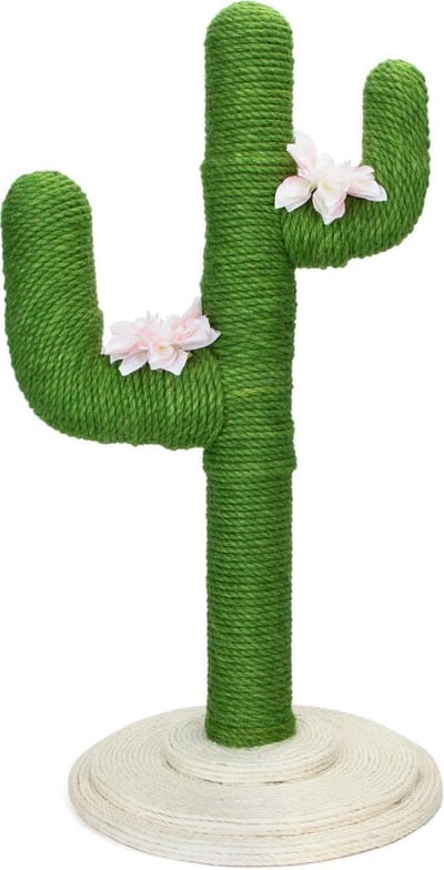 Nobleza Katten Krabpaal - 40 x 40 x 80 cm - Krabmeubel - Krabpalen - Krabpaal - Cactus - Groen