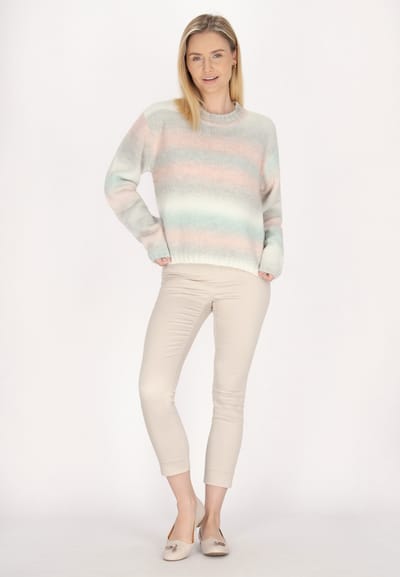 usha Jumper Dames Lichtblauw Veelkleurig