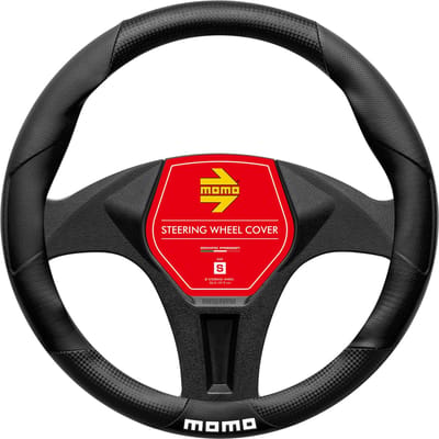 Housse de volant MOMO TUNING, Italie, Milan, Taille Petite, Noir red