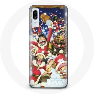 Coque pour Samsung Galaxy A20e One Piece Christmas Day Anime Manga