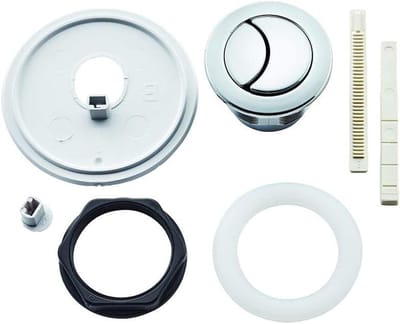 Drukknop Pack - Toilet Bediening - Dubbele Spoeling - Waterbesparend - 170 Nm - Chroom