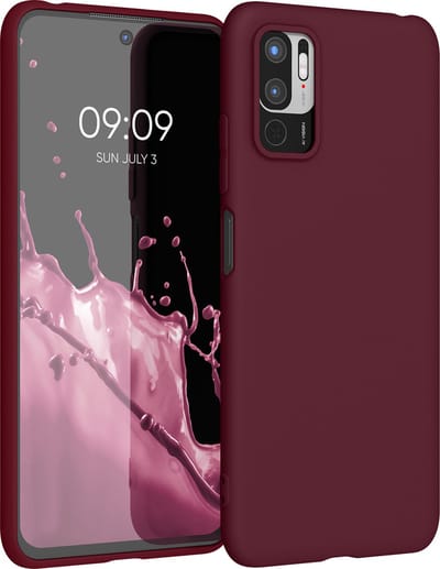 kwmobile telefoonhoesje geschikt voor Xiaomi Redmi Note 10 5G - Hoesje voor smartphone - Back cover in bordeaux-violet