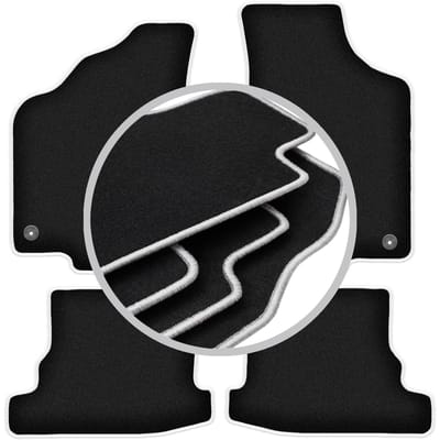 CARLUX-SILVER automatten voor: Volkswagen Polo III 6N hatchback, sedan, classic (1994-1999)