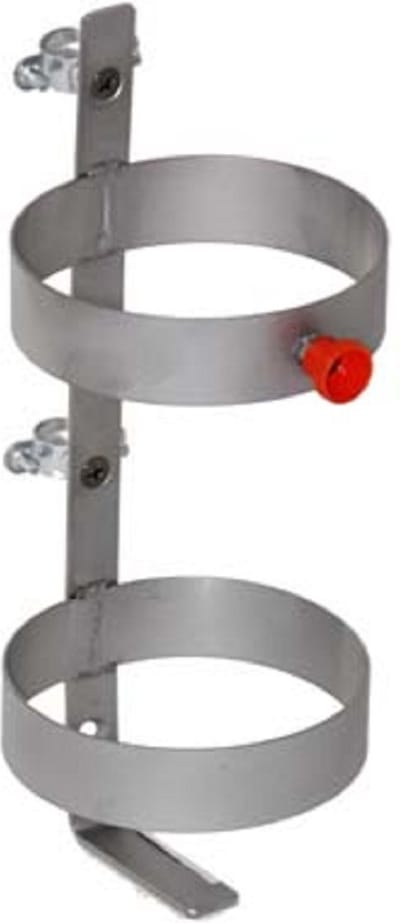 Premis - zuurstoffleshouder 11 cm geschikt voor de rolstoel of Delta rollator - bevestiging aan de buis.