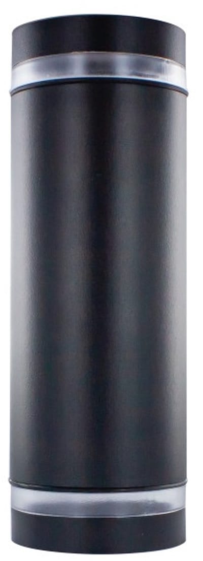 Integral wandlamp zwart IP65 Up&Down voor 2x GU10 LED lamp (niet inbegrepen) Buitenlamp | 2x GU10 | Max 2x 5W exclusief