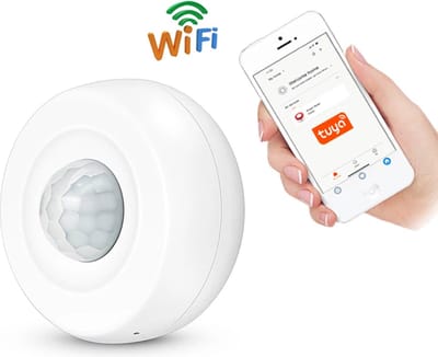 WiFi Motion Sensor - Tuya - Smartlife Sensoren - Slimme beweging sensor - Slimme sensor - Smart Life. Alarmsysteem – Compatibel met Tuya APP. - Wit
