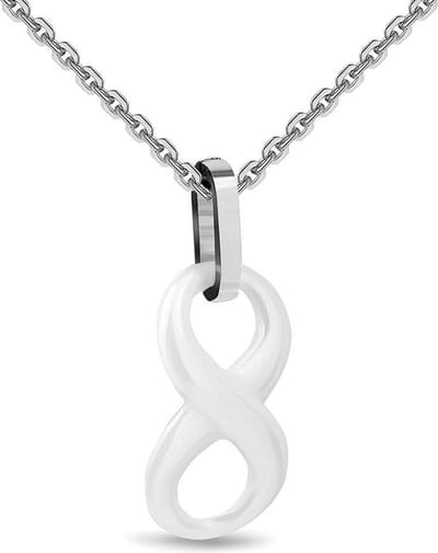 Montebello Ketting Florien - 316L Staal - Infinity - 10x25mm - 47cm