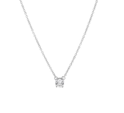 YO&NO - Ketting - Zilver - Anker - Zirkonia - 1,2mm - 41 + 4 cm - Sieraden vrouw - Gerhodineerd - Zilver 925