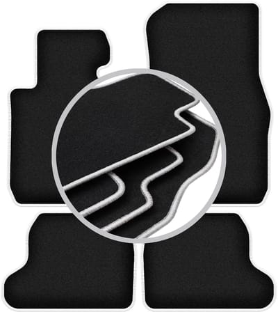 CARLUX-SILVER automatten voor: BMW 1 F22 coupé (2011-2019)