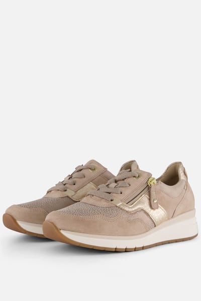 Gabor Comfort Sneakers beige Suede - Dames