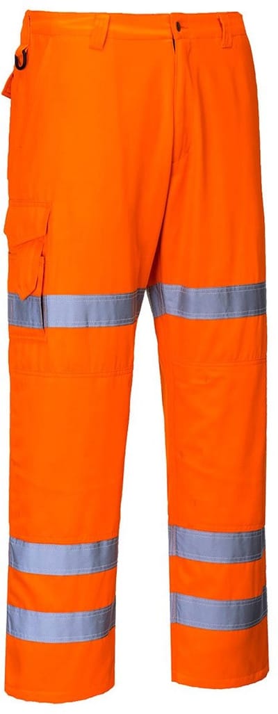 Portwest Hi-Vis Driebanden Combat Broek RT49 - Oranje - XXL