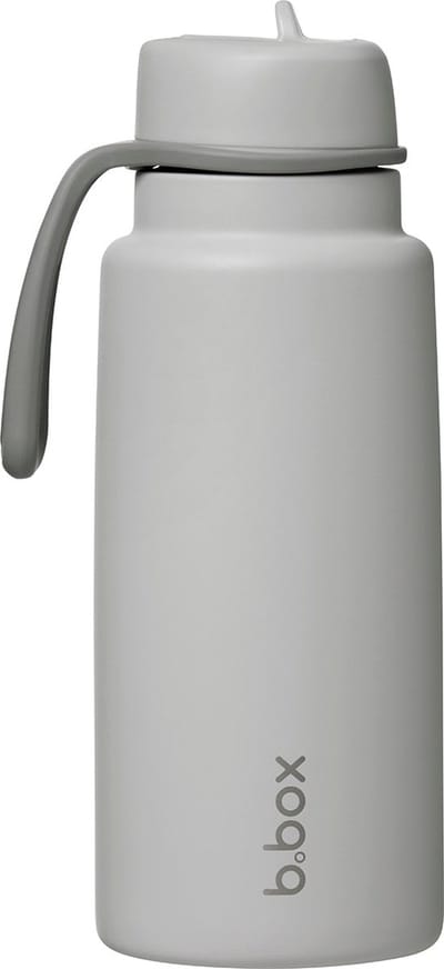 b.box Thermos-Drinkfles en Waterfles met Fliptop 1 Liter | Drielaags Isolerend Roestvrij Staal | Houdt Drankjes tot 46 uur Koud | 1 l