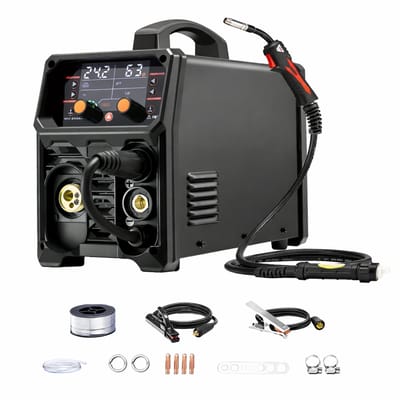 Novari - Lasapparaat - mig lasapparaat - Lasmachine - 5 in 1 lasapparaat - Hoge capaciteit - Krachtige output 200A - 43x18x32cm