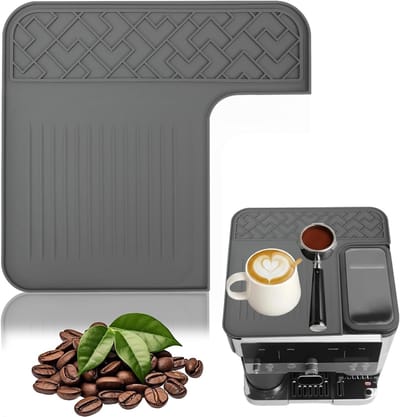 Luxe silicone mat voor koffiezetapparaat, beschermt oppervlak, krasbestendig, eenvoudig schoon te maken en waterdicht, hittebestendig accessoire
