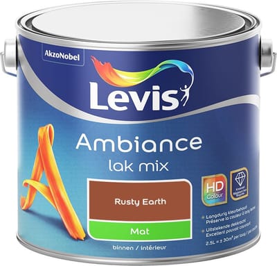 Levis - Ambiance Lak Mat Mix - Rusty Earth - Mengverf - 2,5 L